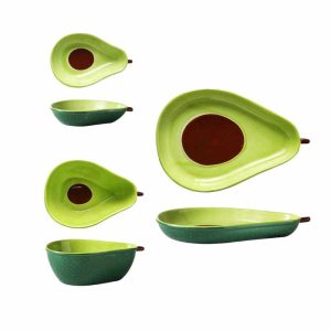 Keramikfat Avokado 3-pack